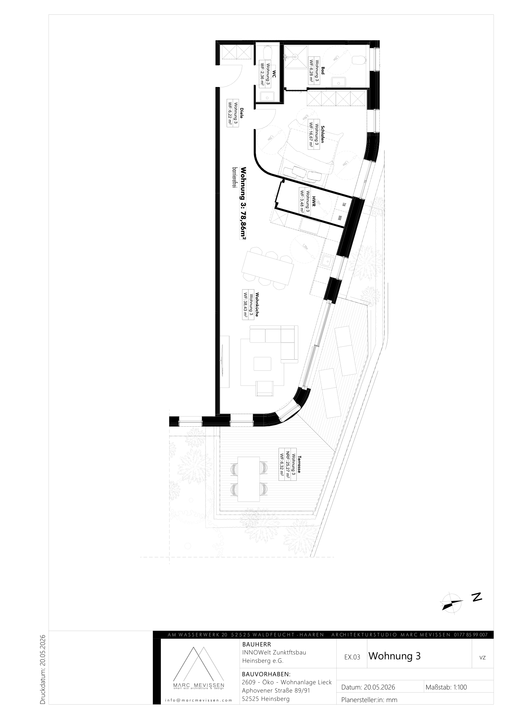 Grundriss Wohnung 3