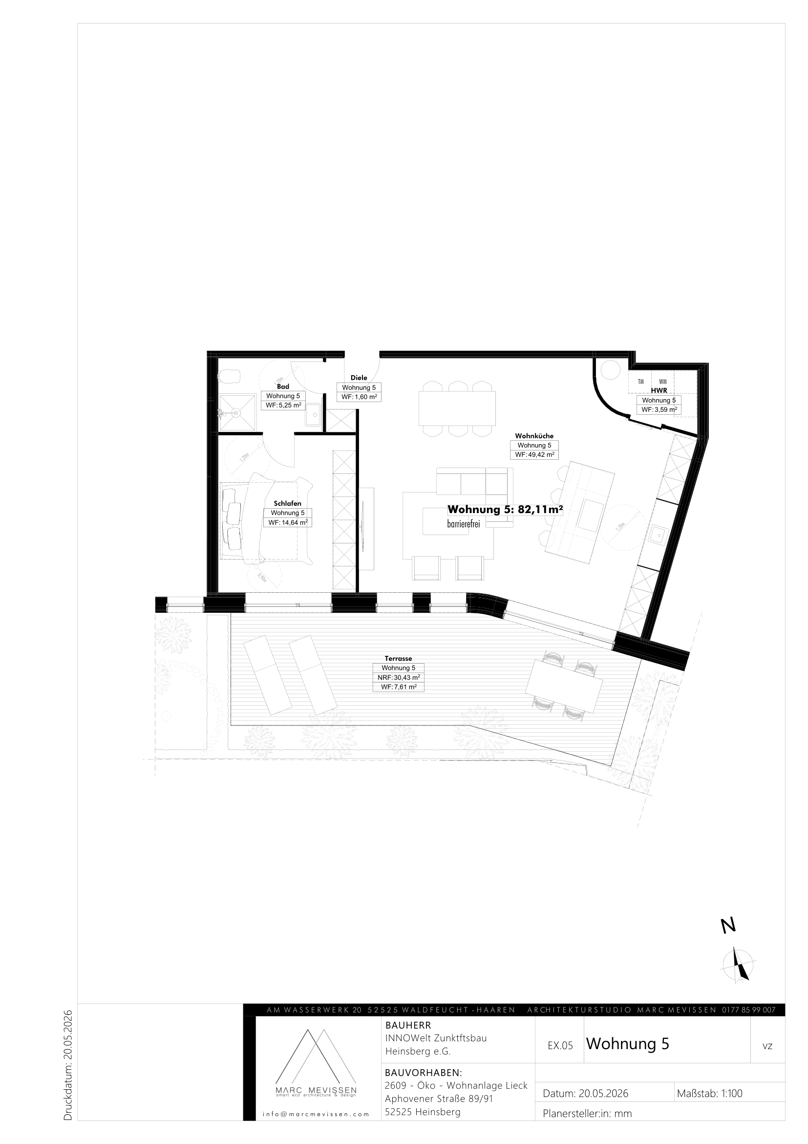 Grundriss Wohnung 5