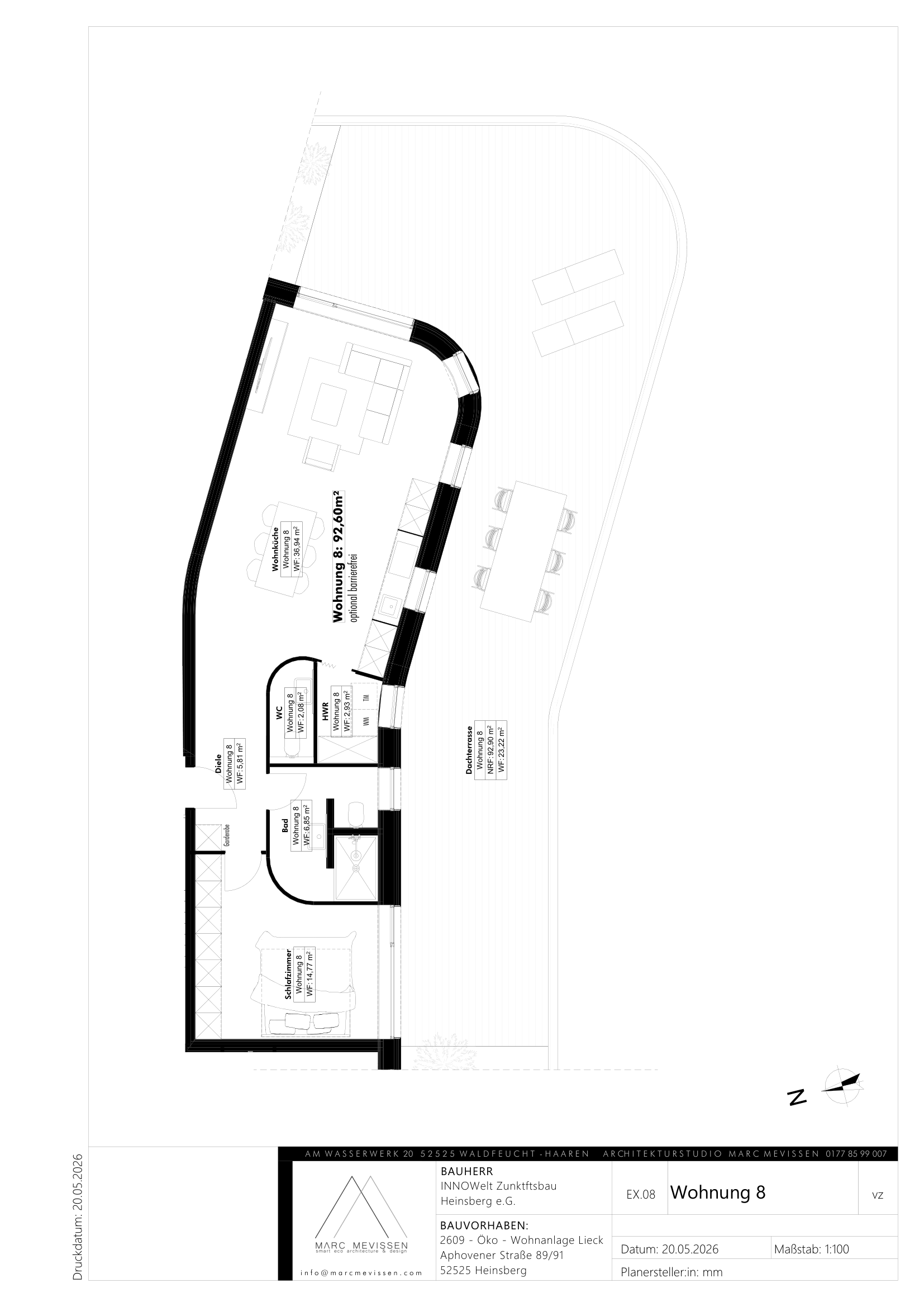 Grundriss Wohnung 8